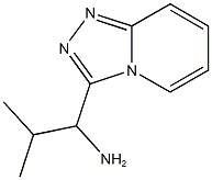 2-methyl-1-[1,2,4]triazolo[4,3-a]pyridin-3-ylpropan-1-amine Struktur