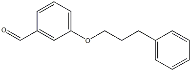 3-(3-phenylpropoxy)benzaldehyde Struktur