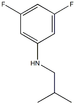 3,5-difluoro-N-(2-methylpropyl)aniline Struktur