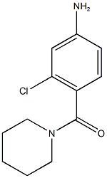 3-chloro-4-(piperidin-1-ylcarbonyl)aniline Struktur