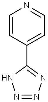 4-(1H-1,2,3,4-tetrazol-5-yl)pyridine Struktur