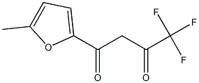 4,4,4-trifluoro-1-(5-methylfuran-2-yl)butane-1,3-dione Struktur