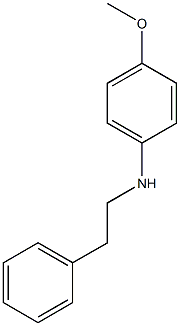 4-methoxy-N-(2-phenylethyl)aniline Struktur