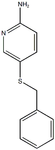 5-(benzylsulfanyl)pyridin-2-amine Struktur