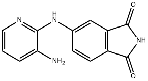 5-[(3-aminopyridin-2-yl)amino]-2,3-dihydro-1H-isoindole-1,3-dione Struktur