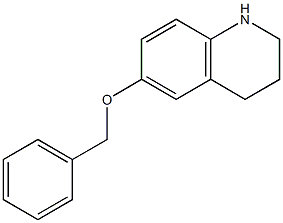 6-(benzyloxy)-1,2,3,4-tetrahydroquinoline Struktur