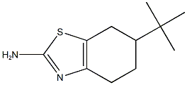 6-tert-butyl-4,5,6,7-tetrahydro-1,3-benzothiazol-2-amine Struktur