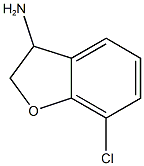 7-chloro-2,3-dihydro-1-benzofuran-3-amine Struktur