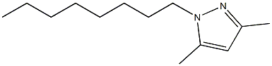 3,5-Dimethyl-1-octyl-1H-pyrazole Struktur