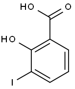 2-Hydroxy-3-iodobenzoic acid Struktur