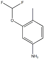 3-(difluoromethoxy)-4-methylaniline Struktur