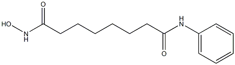 N-hydroxy-N'-phenyloctanediamide Struktur