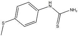 N-[4-(METHYLTHIO)PHENYL]THIOUREA Struktur