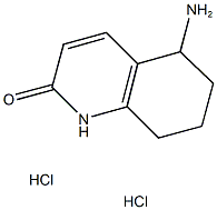 5-AMINO-5,6,7,8-TETRAHYDROQUINOLIN-2(1H)-ONE DIHYDROCHLORIDE Struktur