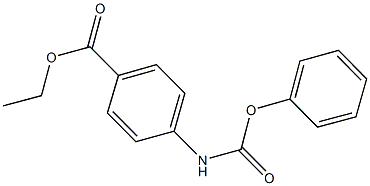 ETHYL 4-[(PHENOXYCARBONYL)AMINO]BENZOATE Struktur