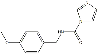 N-(4-METHOXYBENZYL)-1H-IMIDAZOLE-1-CARBOXAMIDE Struktur