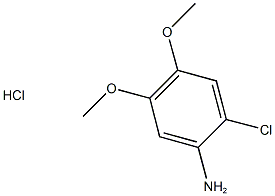 2-CHLORO-4,5-DIMETHOXYANILINE HYDROCHLORIDE Struktur