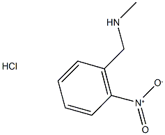 N-methyl-N-(2-nitrobenzyl)amine hydrochloride Struktur