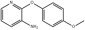 2-(4-methoxyphenoxy)pyridin-3-amine Struktur