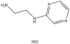 N-(2-aminoethyl)-N-pyrazin-2-ylamine hydrochloride Struktur