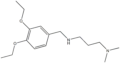 N'-(3,4-diethoxybenzyl)-N,N-dimethylpropane-1,3-diamine Struktur