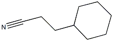 3-cyclohexylpropanenitrile Struktur