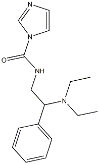 N-[2-(diethylamino)-2-phenylethyl]-1H-imidazole-1-carboxamide Struktur