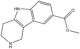 methyl 2,3,4,5-tetrahydro-1H-pyrido[4,3-b]indole-8-carboxylate Struktur