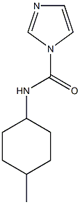 N-(4-methylcyclohexyl)-1H-imidazole-1-carboxamide Struktur