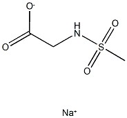 sodium [(methylsulfonyl)amino]acetate Struktur