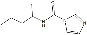 N-(1-methylbutyl)-1H-imidazole-1-carboxamide Struktur