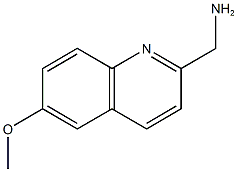 (6-methoxyquinolin-2-yl)methanamine Struktur