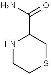 Thiomorpholine-3-carboxamide Struktur