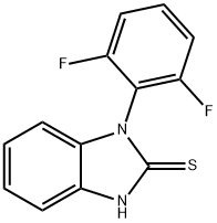 1-(2,6-difluorophenyl)-1H-1,3-benzodiazole-2-thiol Struktur