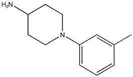 1-(3-methylphenyl)piperidin-4-amine Struktur