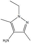 1-ethyl-3,5-dimethyl-1H-pyrazol-4-amine Struktur