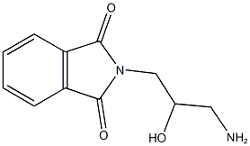 2-(3-amino-2-hydroxypropyl)-2,3-dihydro-1H-isoindole-1,3-dione Struktur