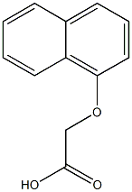 2-(naphthalen-1-yloxy)acetic acid Struktur