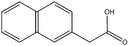 2-(naphthalen-2-yl)acetic acid Struktur