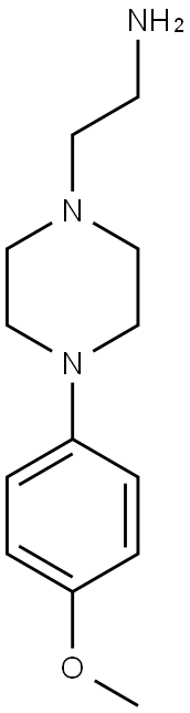 2-[4-(4-methoxyphenyl)piperazin-1-yl]ethan-1-amine Struktur