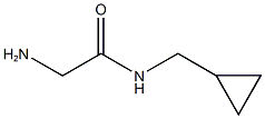 2-amino-N-(cyclopropylmethyl)acetamide Struktur