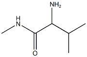 2-amino-N,3-dimethylbutanamide Struktur