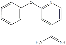 2-phenoxypyridine-4-carboximidamide Struktur