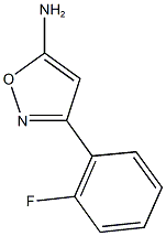 3-(2-fluorophenyl)-1,2-oxazol-5-amine Struktur