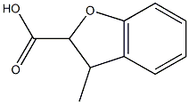 3-methyl-2,3-dihydro-1-benzofuran-2-carboxylic acid Struktur