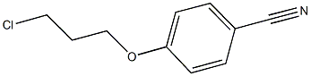 4-(3-chloropropoxy)benzonitrile Struktur