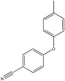 4-(4-methylphenoxy)benzonitrile Struktur