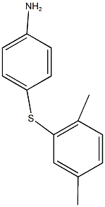 4-[(2,5-dimethylphenyl)sulfanyl]aniline Struktur