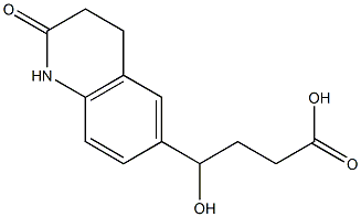 4-hydroxy-4-(2-oxo-1,2,3,4-tetrahydroquinolin-6-yl)butanoic acid Struktur