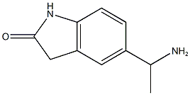 5-(1-aminoethyl)-2,3-dihydro-1H-indol-2-one Struktur